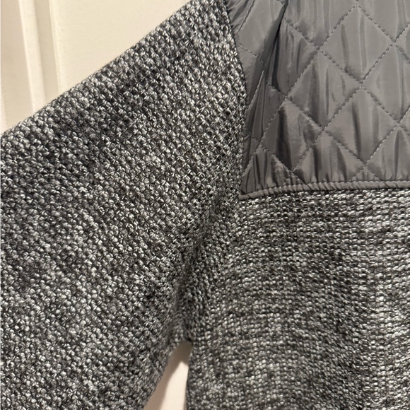 Mens Gioberti Gray Full Zip Quilted Sweater Jacket Size L - Picture 2 of 14